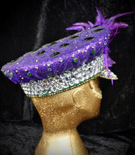 Load image into Gallery viewer, Deep Purple Festival Hat - JewelBritanniaHats