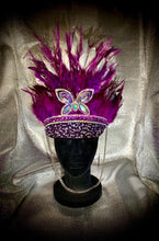 Load image into Gallery viewer, Purple Emperor Festival and Special Events Hat - JewelBritanniaHats