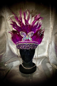Purple Emperor Festival and Special Events Hat - JewelBritanniaHats