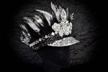 Load image into Gallery viewer, Fade to Grey Festival Hat - JewelBritanniaHats