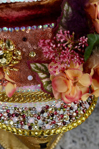 Pink Bouquet Festival Hat - JewelBritanniaHats