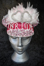 Load image into Gallery viewer, Hot Pink Hen Party Hat - JewelBritanniaHats